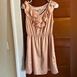 Light rise pink, little sheen medium dress